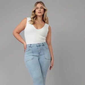 Billie-TD High Rise Light Blue Jeans